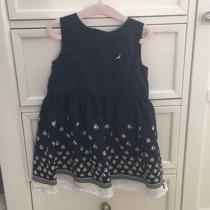 Nautica sailing navy dress 24m